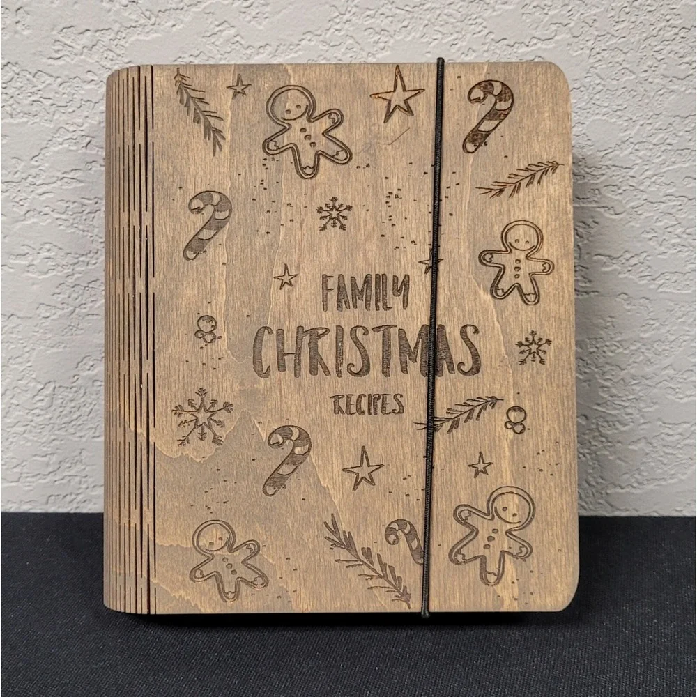 Christmas Cook With Us Family Christmas Recipes Blank Recipe Book